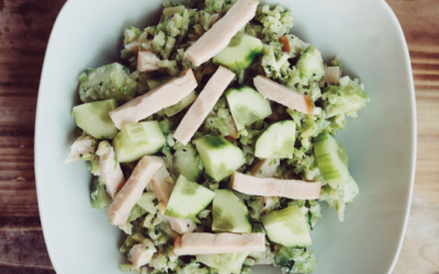 Broccolirijst Salade met Kip